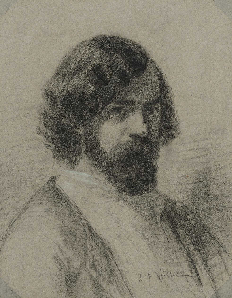 Narcissus Virgil Diaz de la Peñan muotokuva tekijältä Jean-Francois Millet