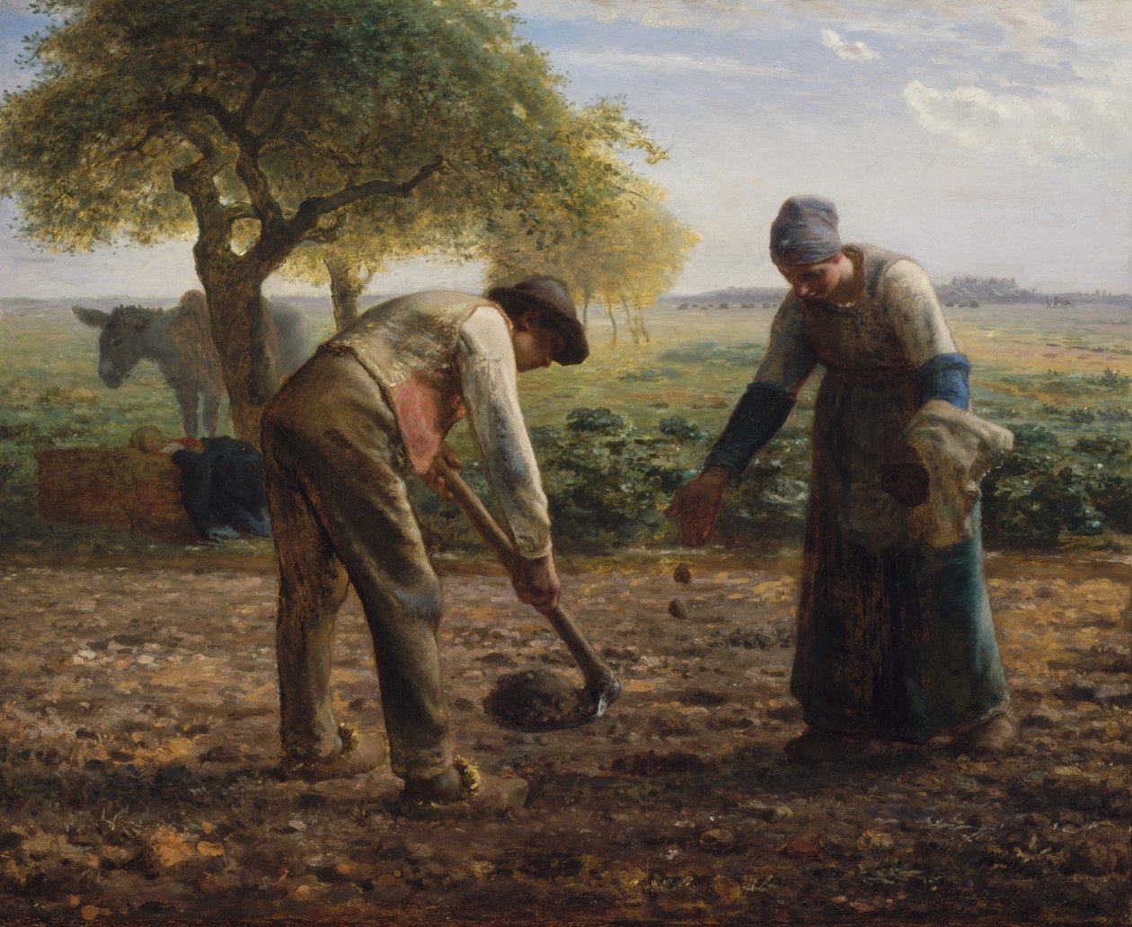 Perunan istutuskoneet tekijältä Jean-Francois Millet