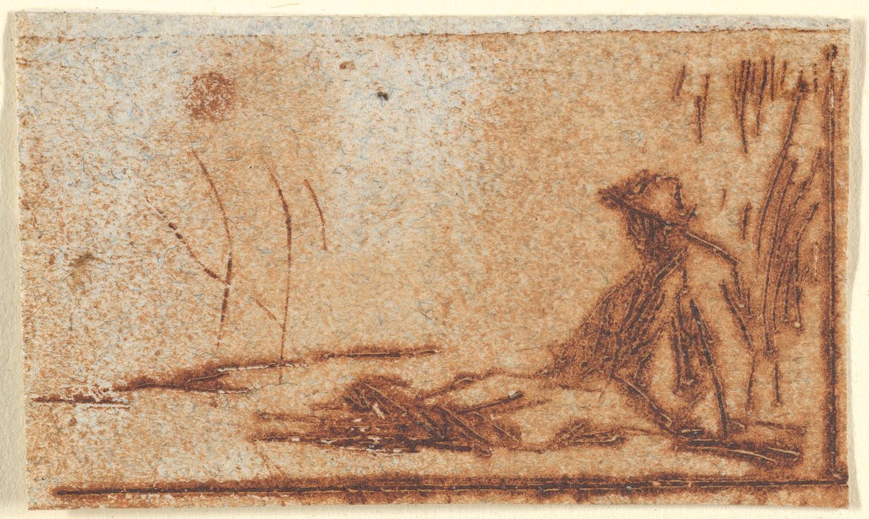 Sitzender Bauer tekijältä Jean-Francois Millet