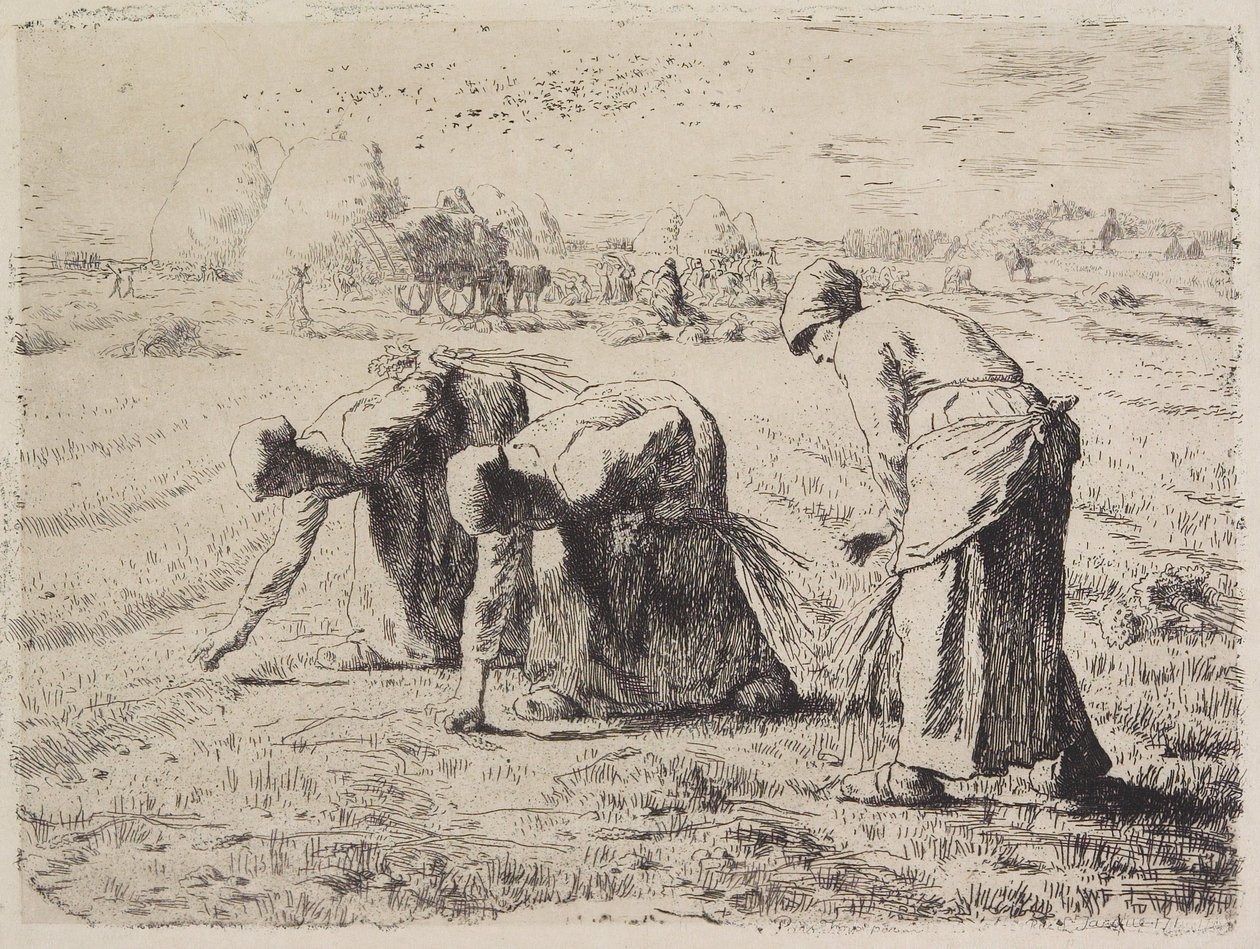Die Ährenleserinnen tekijältä Jean-Francois Millet