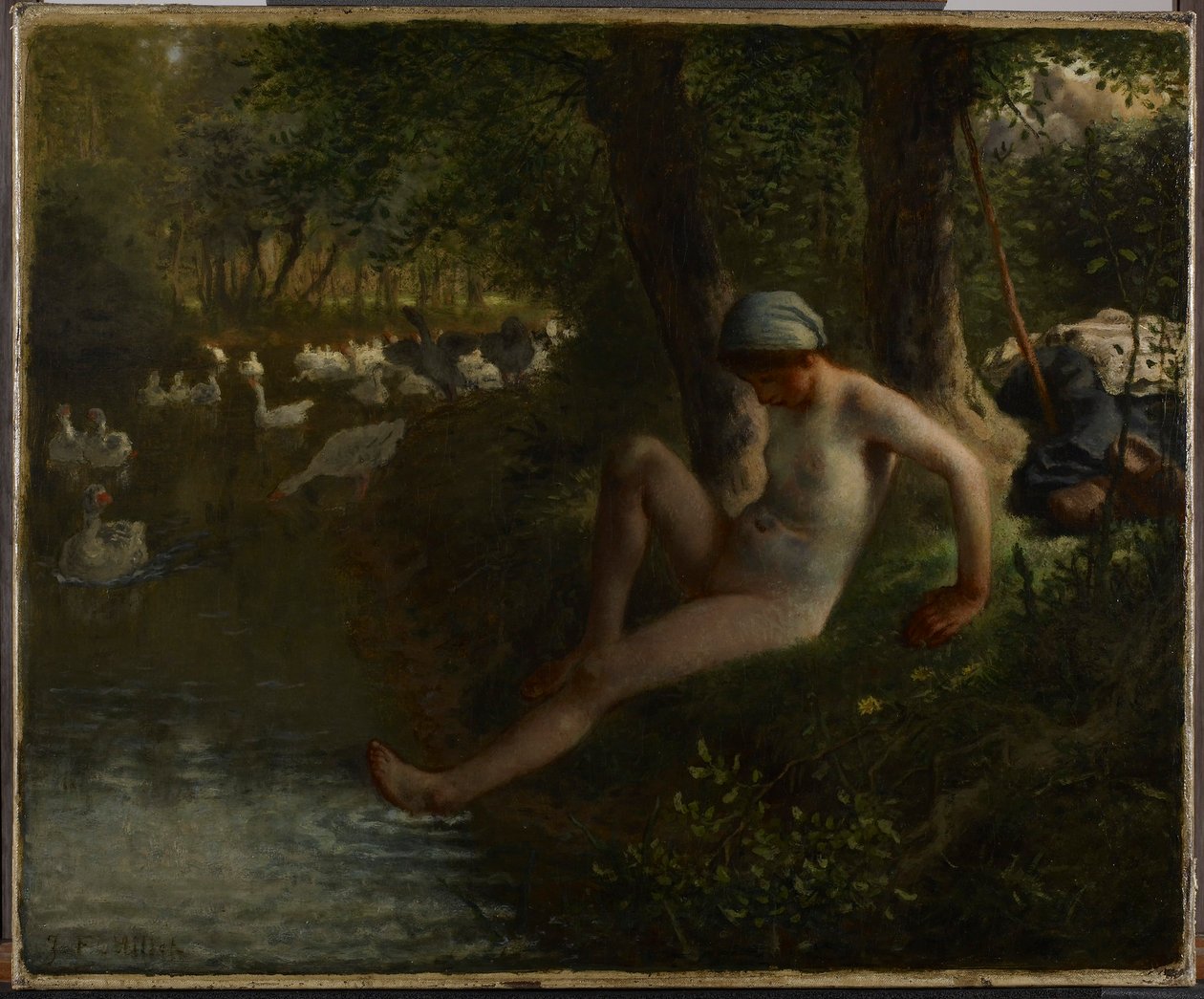 Hanhipaimen tekijältä Jean-Francois Millet