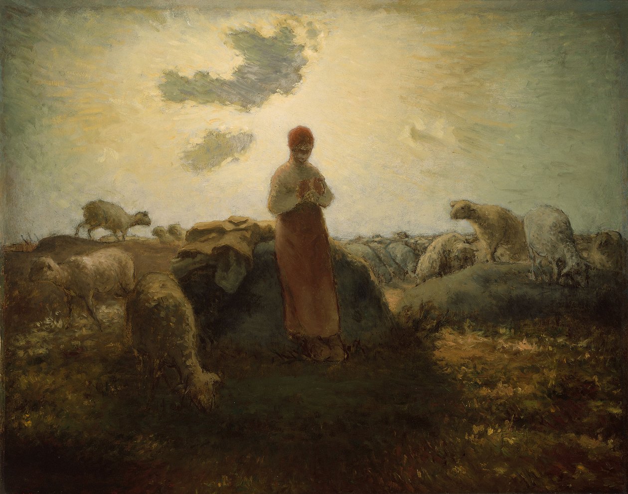 Laumanvartija tekijältä Jean-Francois Millet