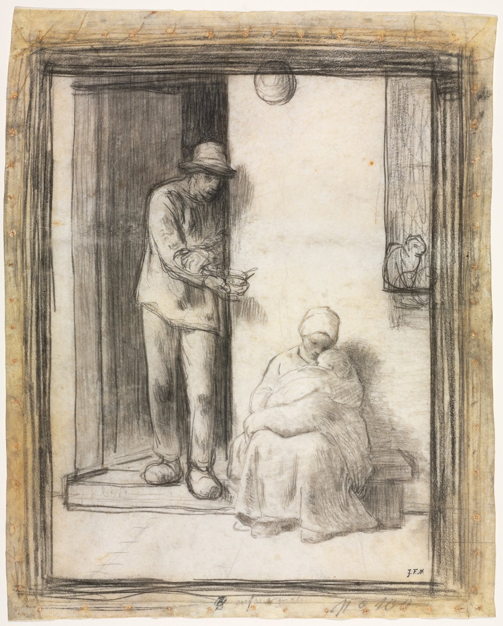 Sairas lapsi tekijältä Jean-Francois Millet