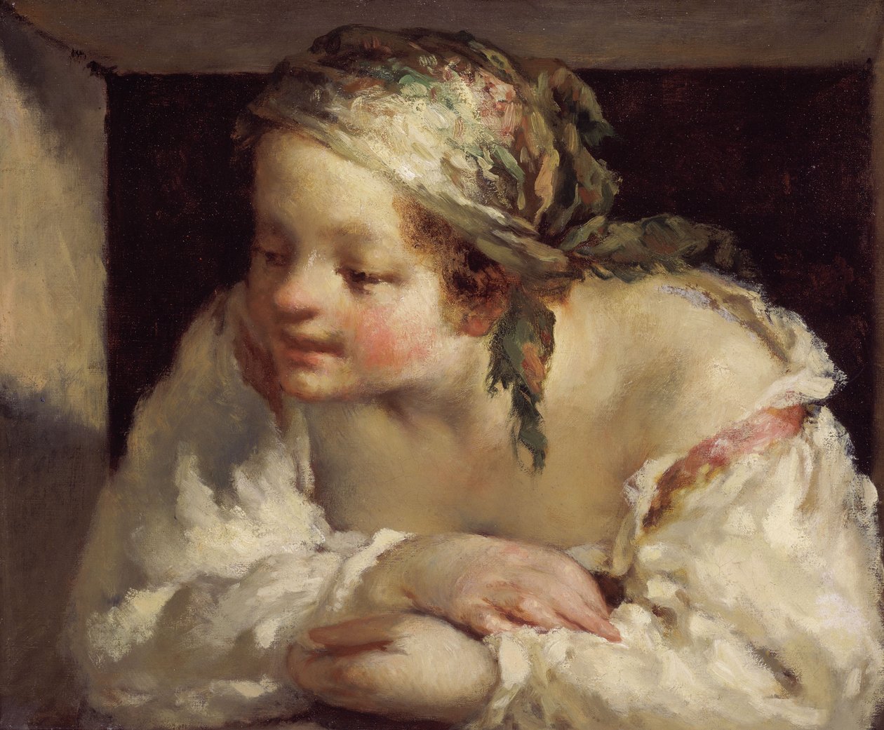 Nuori nainen tekijältä Jean-Francois Millet