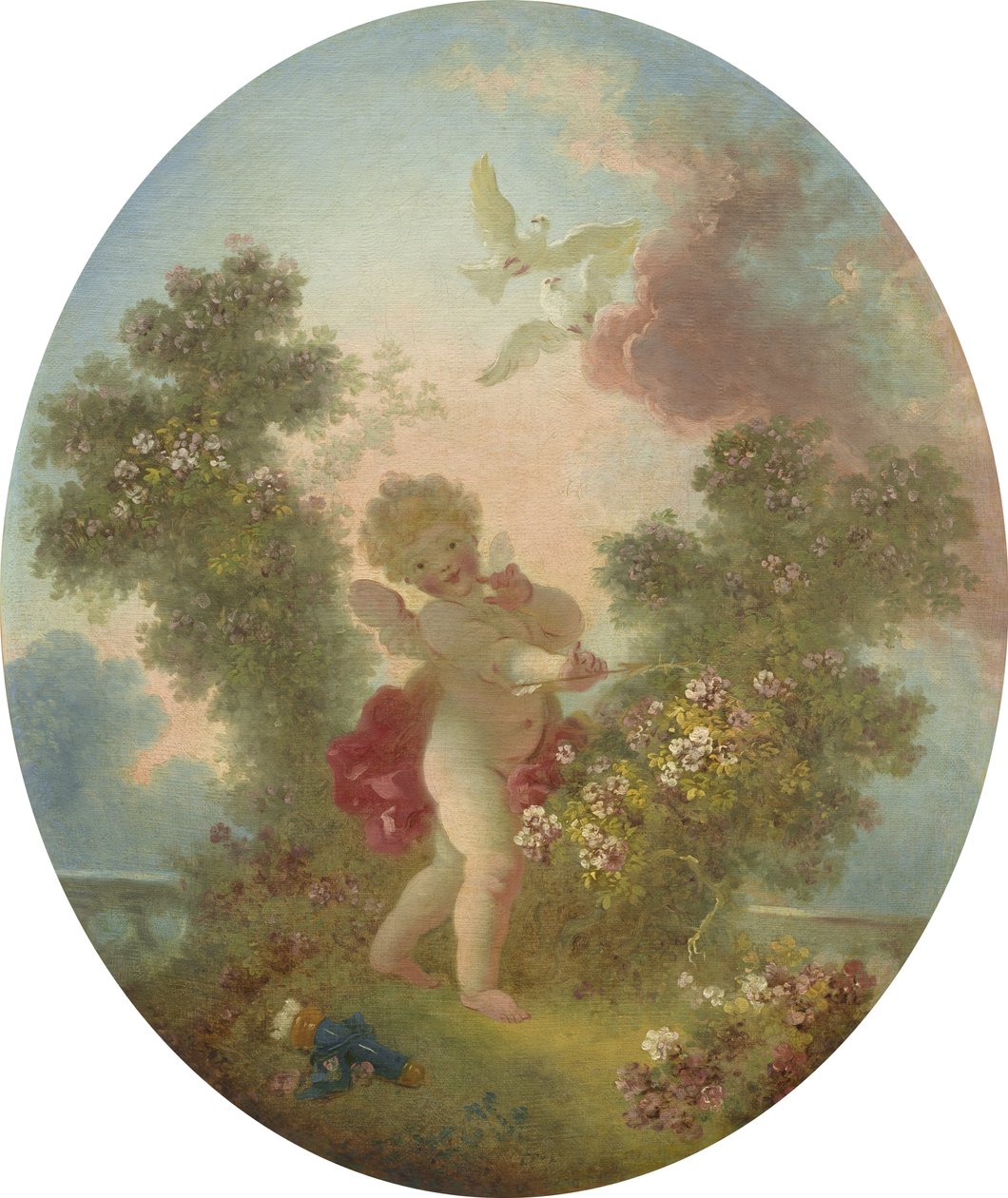 Love the Sentinel, n. 1773-76 tekijältä Jean Honore Fragonard