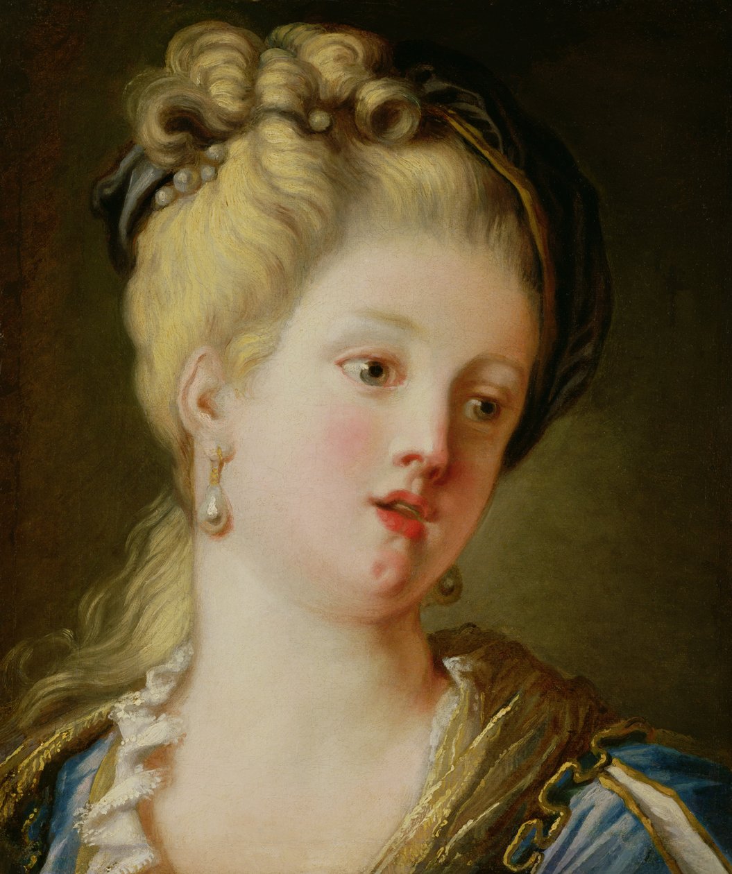 Nuoren naisen muotokuva tekijältä Jean Honore Fragonard