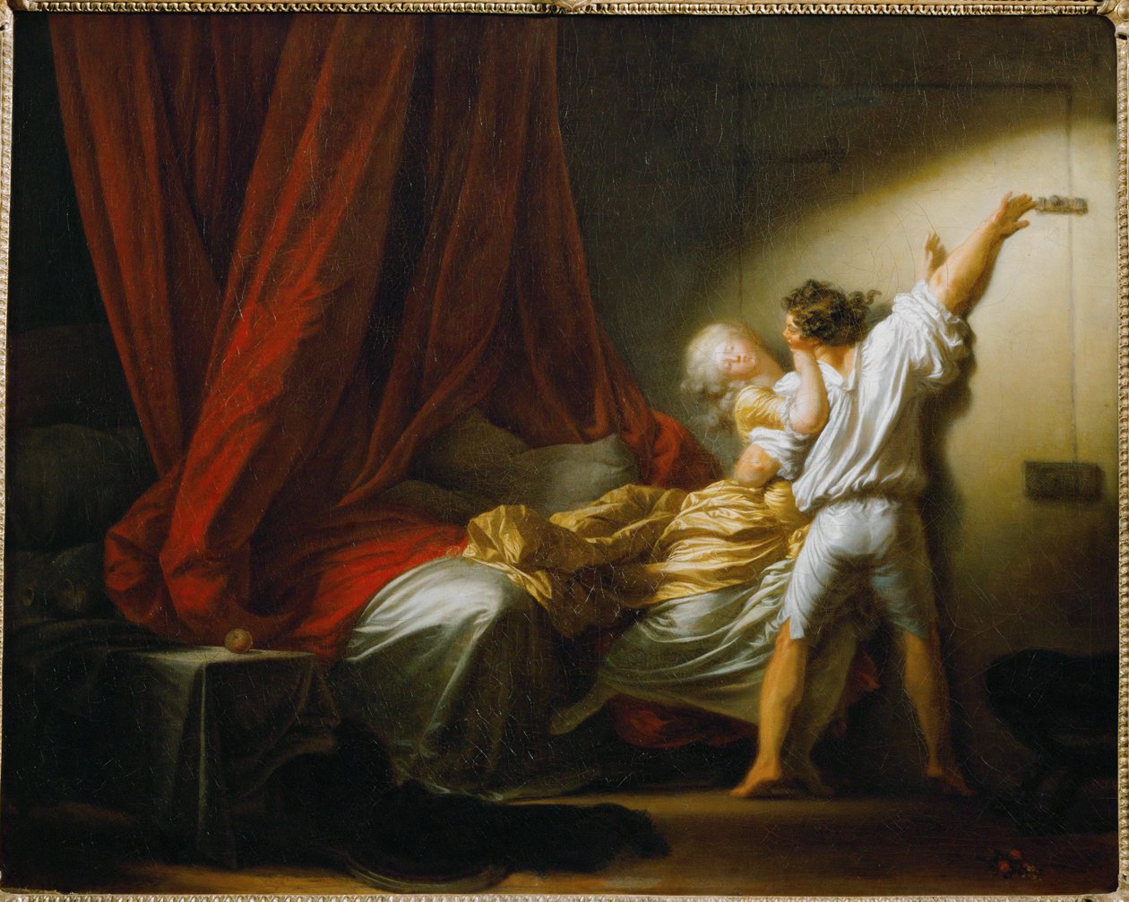 Le verrou - Pultti n.1777 ... tekijältä Jean Honore Fragonard