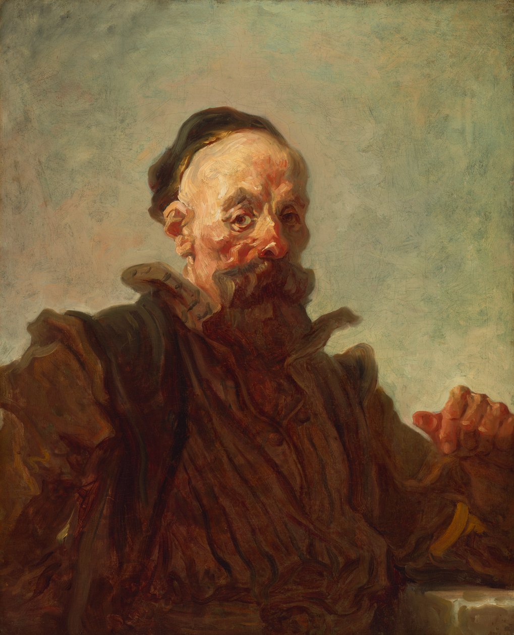 Miehen muotokuva puvussa tekijältä Jean-Honore Fragonard