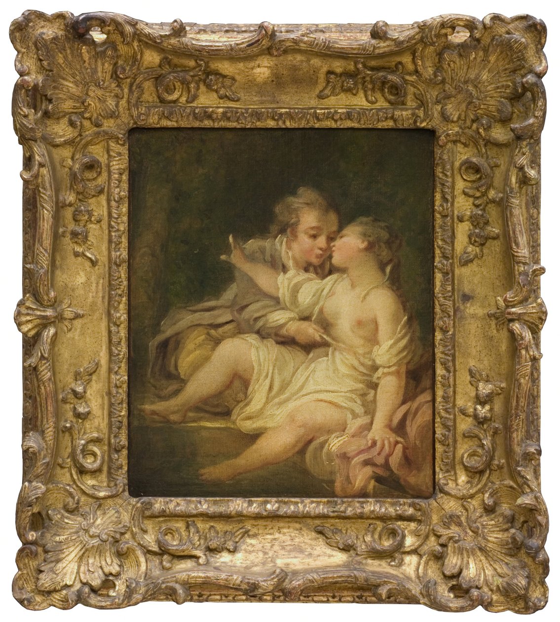 Yllätys kylpyhuoneessa tekijältä Jean-Honore Fragonard