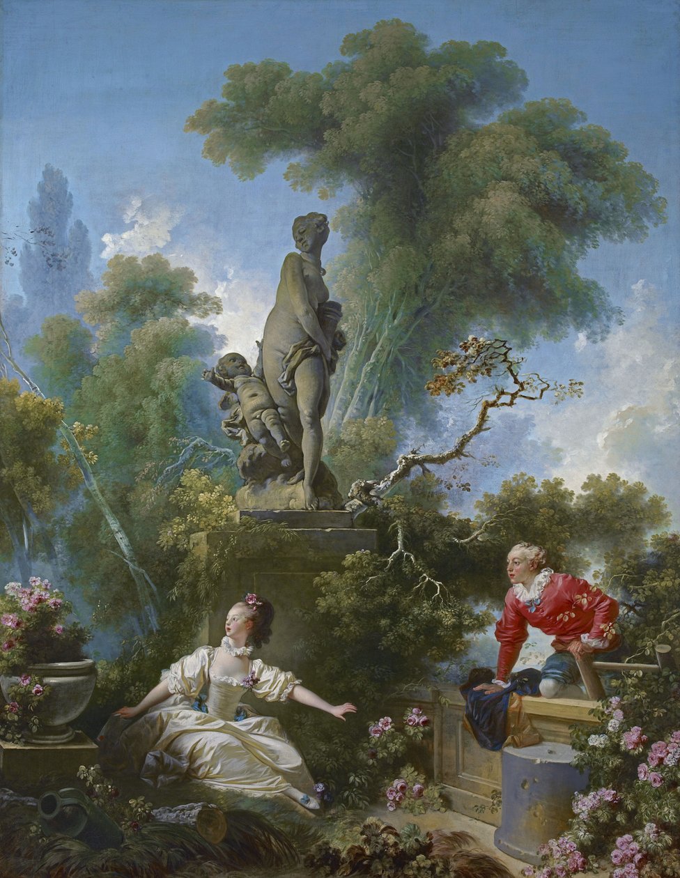 Rakkauden edistyminen: Kohtaaminen tekijältä Jean-Honore Fragonard