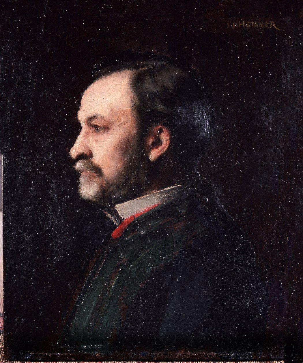 Louis Pasteurin (1822-1895), ranskalaisen kemistin ja biologin muotokuva - Henner, Pasteur-instituutin museo. tekijältä Jean Jacques Henner
