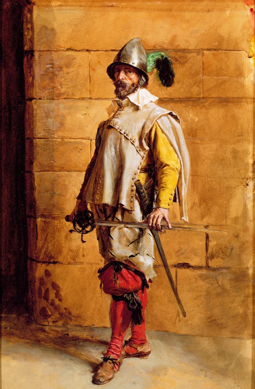 Cavalier, Taiteilijan muotokuva, 1872 tekijältä Jean Louis Ernest Meissonier