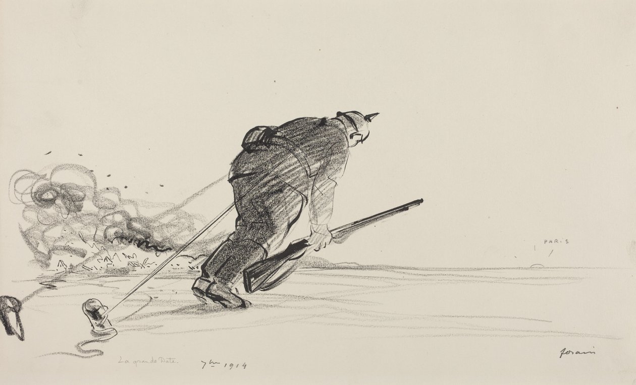 7me 1914, noin 1914-1919 (tussipiirustus) tekijältä Jean-Louis & Caran D