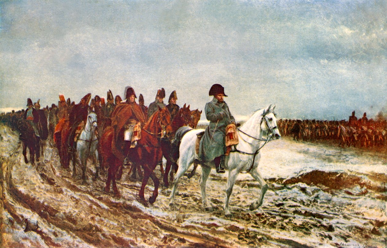 1814 (värilitro) tekijältä Jean-Louis Ernest (after) Meissonier