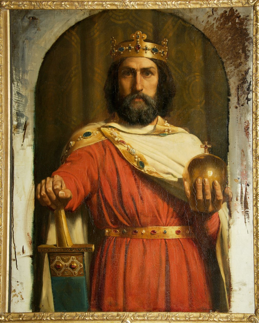Kaarle Suuri, frankkien kuningas tekijältä Jean Louis Ernest Meissonier