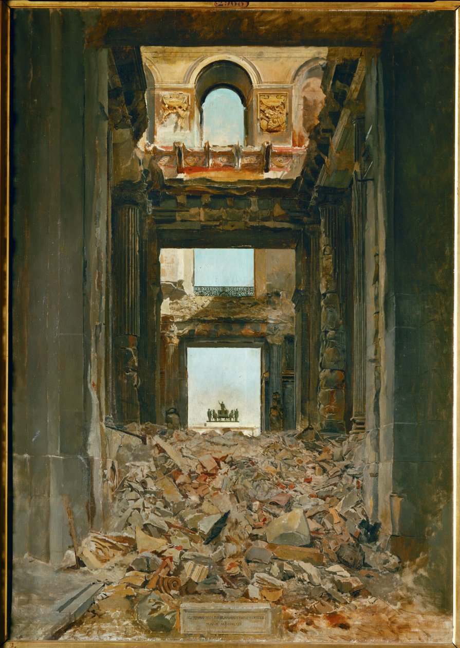 Riemukaari du Carrousel (öljy kankaalle) tekijältä Jean-Louis Ernest Meissonier