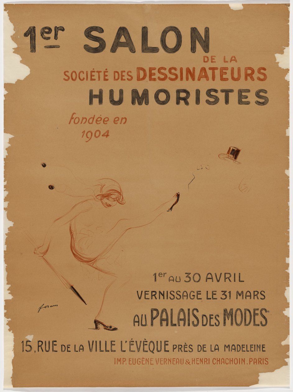 1er Salon des Humoristes, Palais des Modes tekijältä Jean-Louis Forain