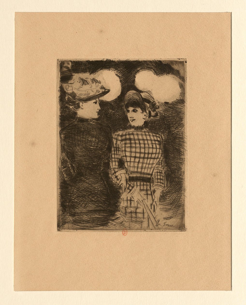 Ein Bullier tekijältä Jean-Louis Forain