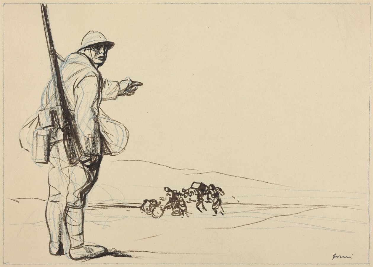 Saksan eteneminen tekijältä Jean-Louis Forain