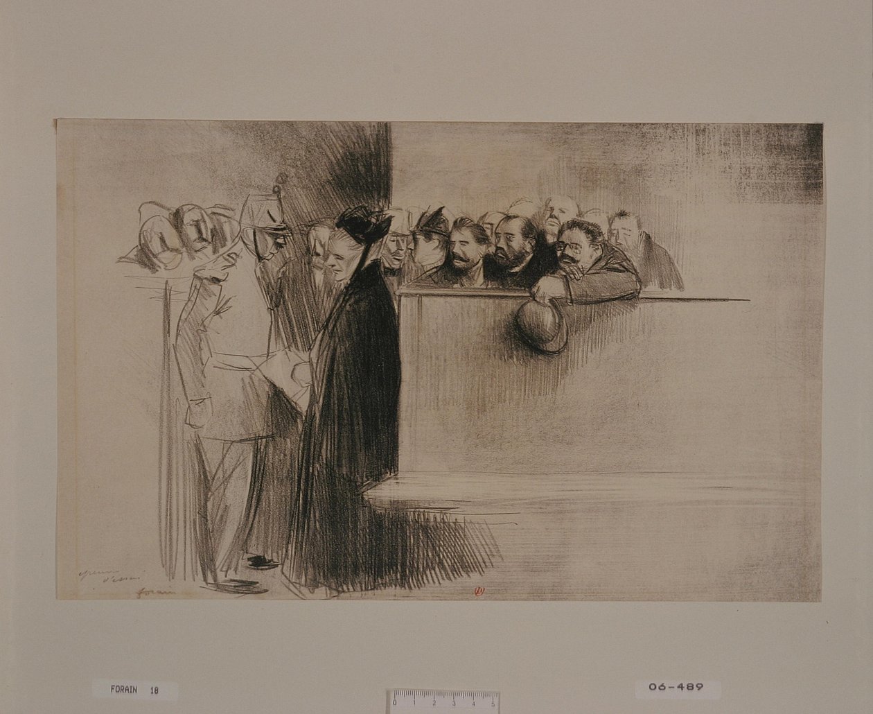 Yleisö (3. kuva) tekijältä Jean-Louis Forain