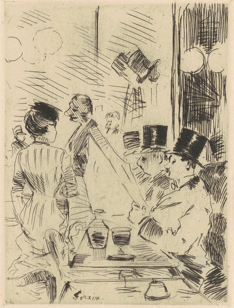 Kahvila tekijältä Jean-Louis Forain