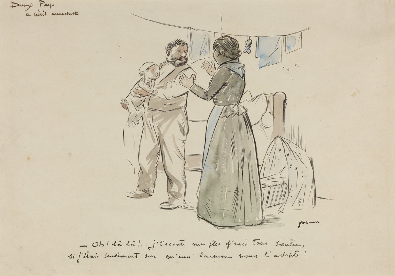 Anarkistinen uhka tekijältä Jean-Louis Forain