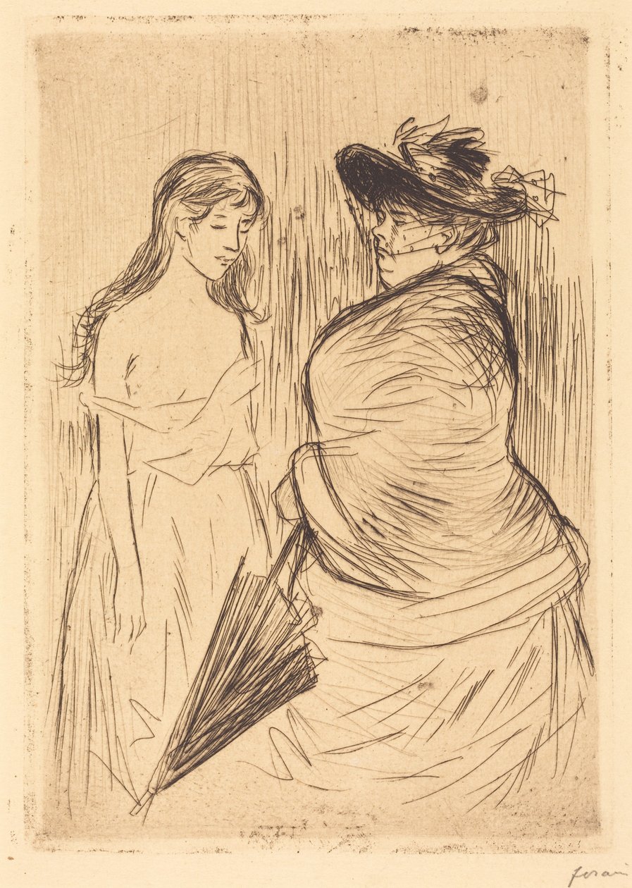 Teos ”Valkoisten orjakaupasta” (The White Slave Trade) tekijältä Jean-Louis Forain