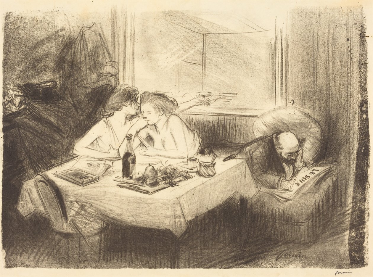 Yksityishuone (3. kuvalaatta) tekijältä Jean-Louis Forain