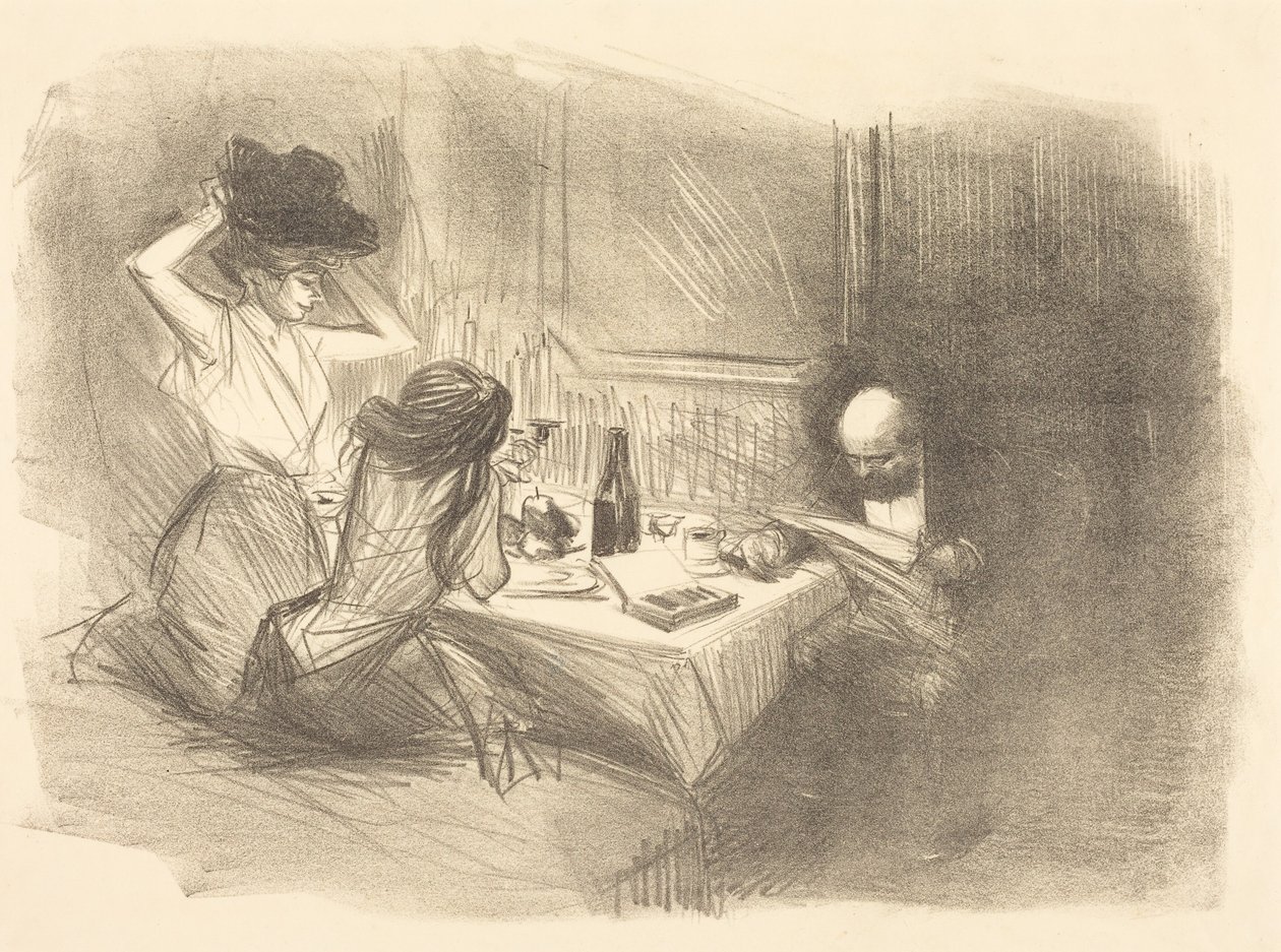 Yksityishuone (5. laatta) tekijältä Jean-Louis Forain