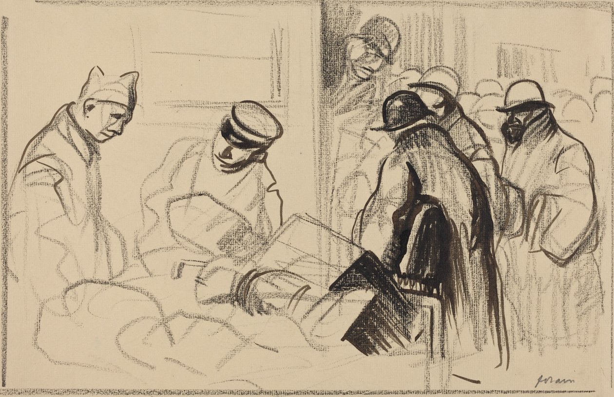 Juna Berniin (The Train for Berne) tekijältä Jean-Louis Forain