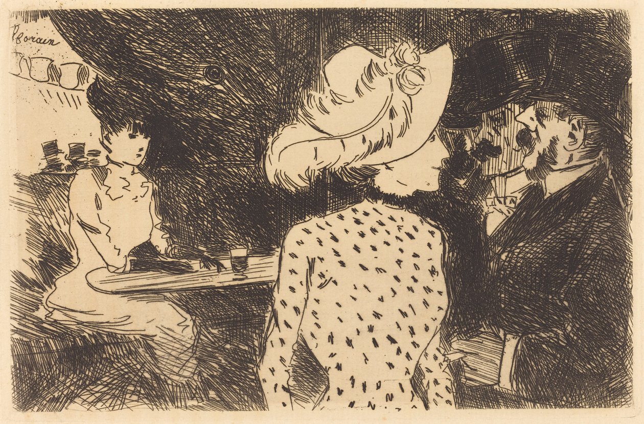 Les Folies-Bergère (hylätty levy, toinen levy) (The Folies Bergère) (hylätty levy, toinen levy) tekijältä Jean-Louis Forain