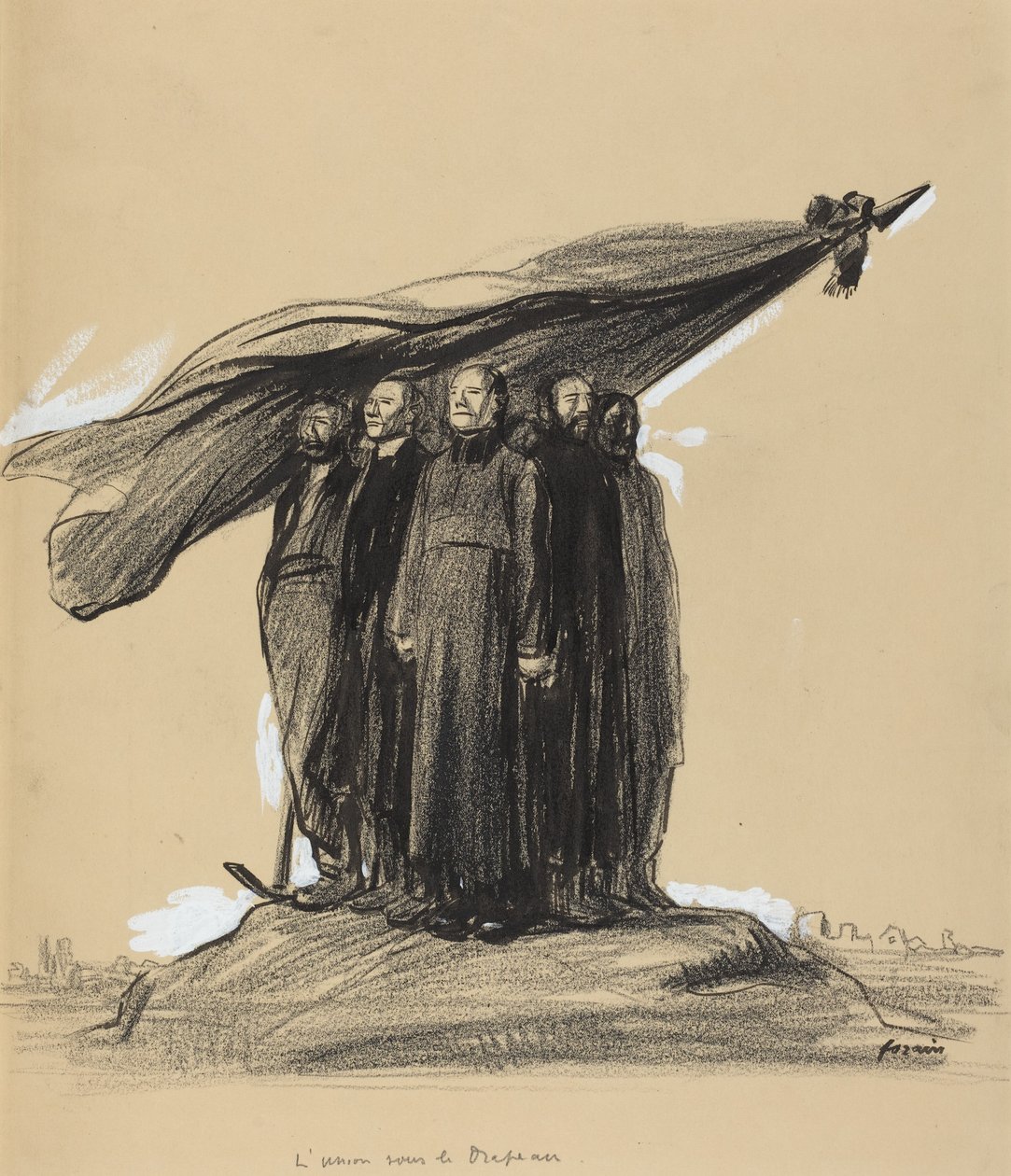 Yhtenäisyys lipun alla tekijältä Jean-Louis Forain