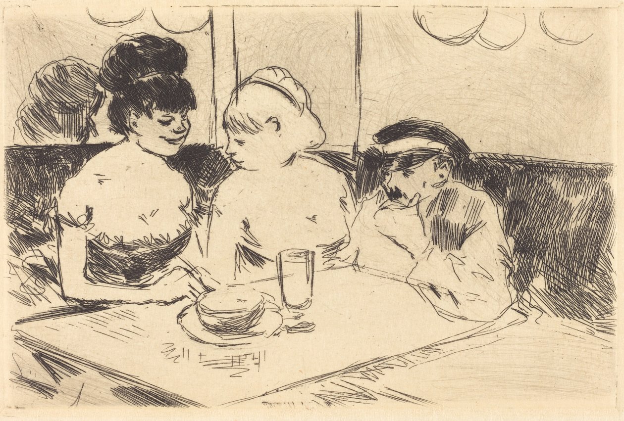 Bordelli (hylätty kuvalaatta) tekijältä Jean-Louis Forain