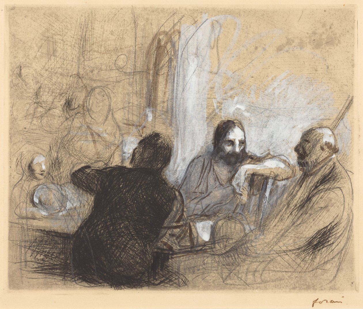 Emmauksen pyhiinvaeltajat tekijältä Jean-Louis Forain