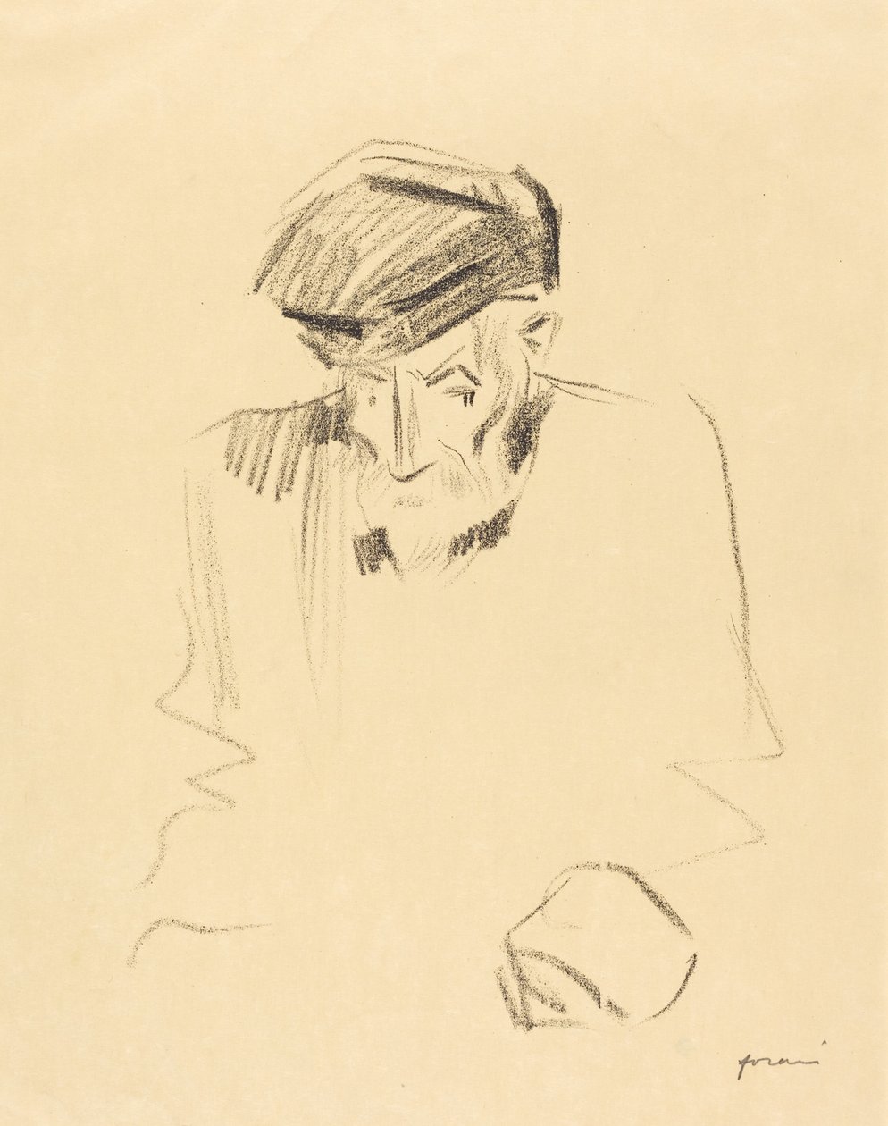 Renoirin muotokuva (2. laatta) tekijältä Jean-Louis Forain