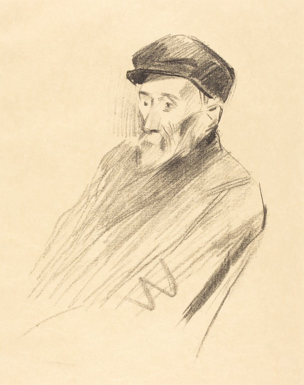 Renoirin muotokuva (3. laatta) tekijältä Jean-Louis Forain