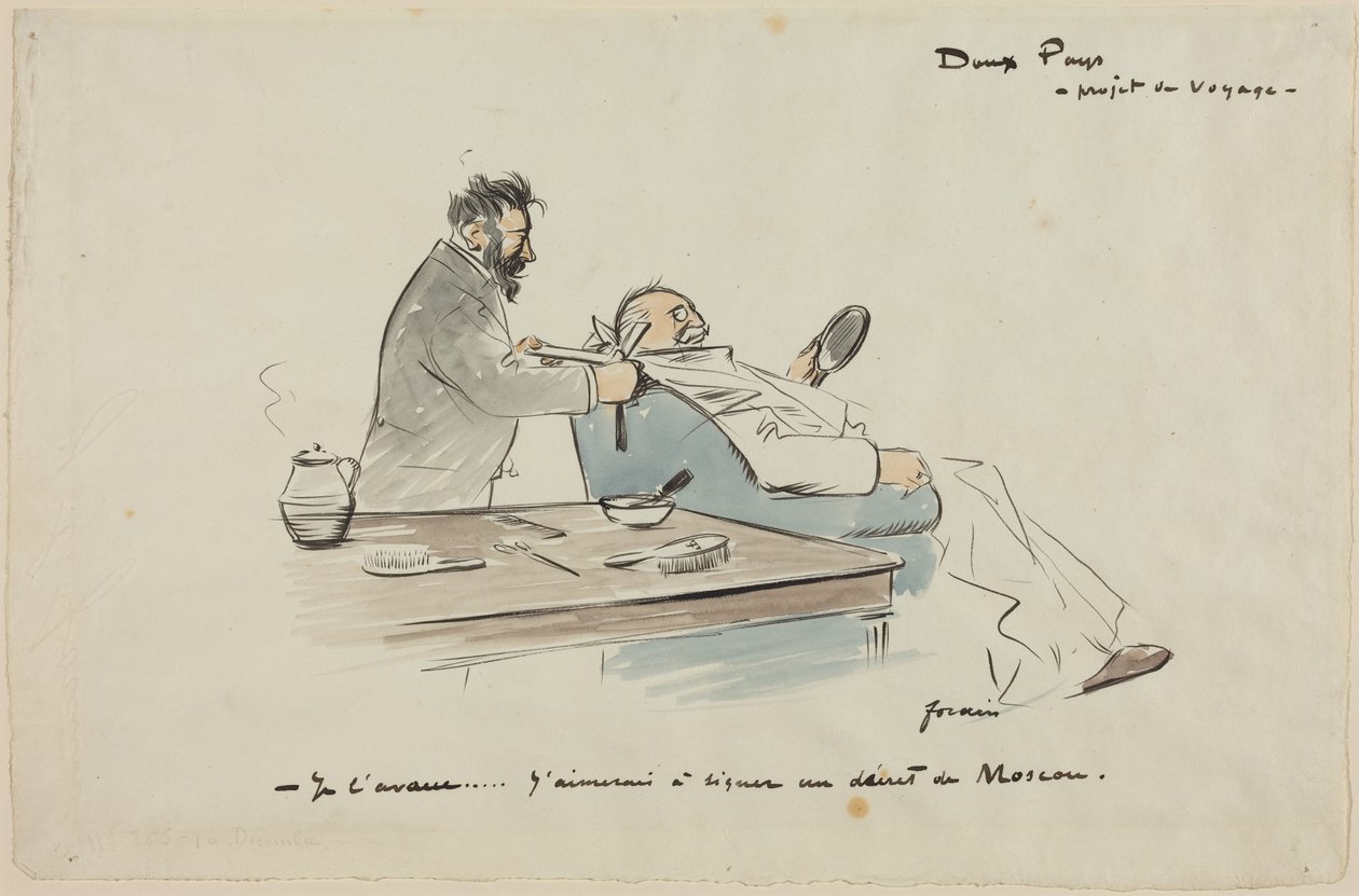 Matkasuunnitelma tekijältä Jean-Louis Forain