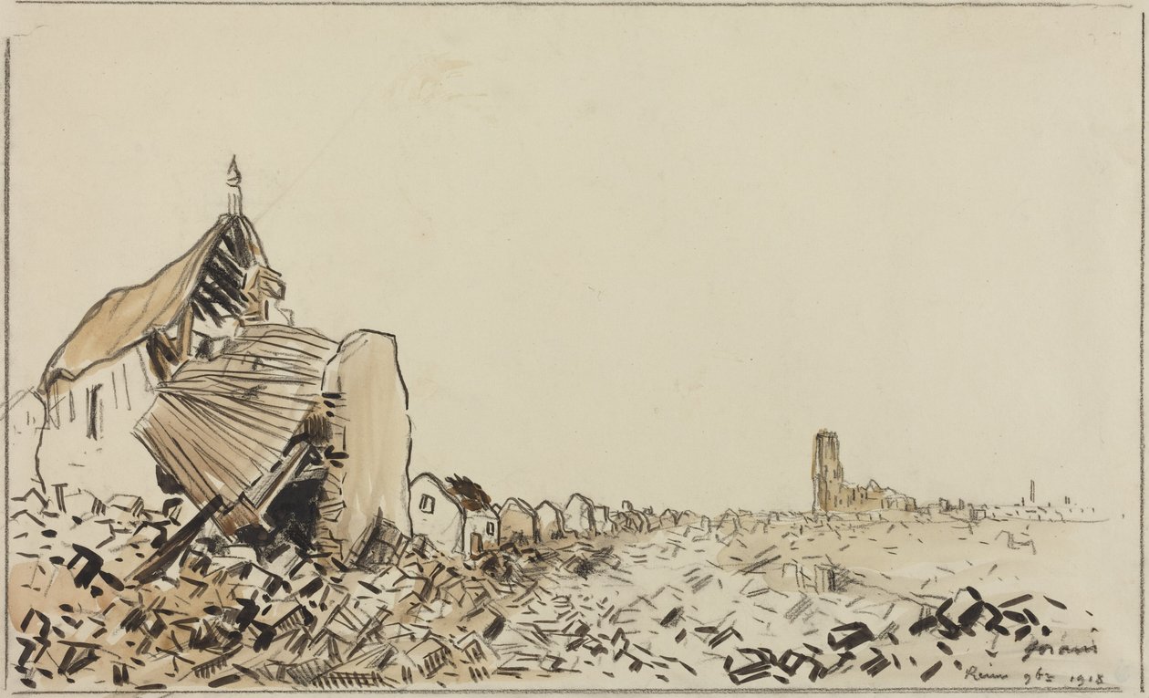 Reims, 9bre 1918 tekijältä Jean-Louis Forain