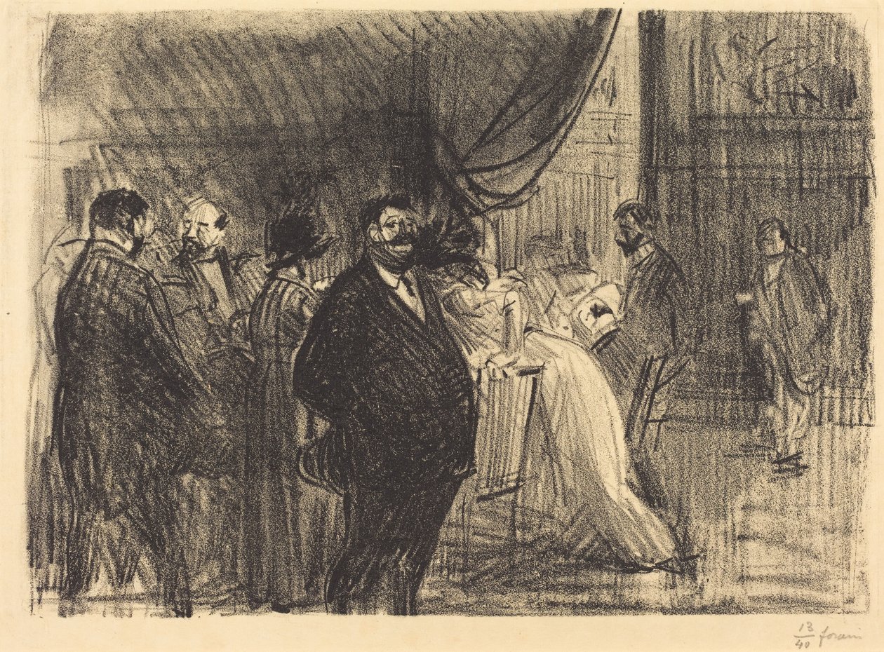 Pelitila (Gambling Room) tekijältä Jean-Louis Forain