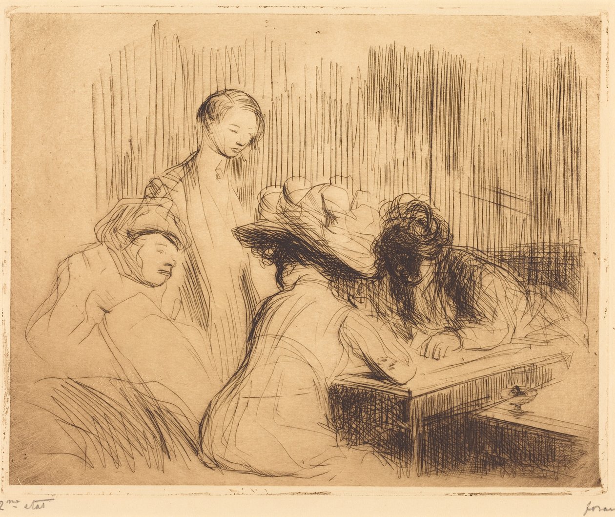 Räkälä Montmartrella tekijältä Jean-Louis Forain