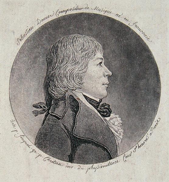 Sebastien Demar (1763-1832) kaiverrus Gilles-Louis Chretien (1754-1811) (kaiverrus) tekijältä Jean (after) Fouquet