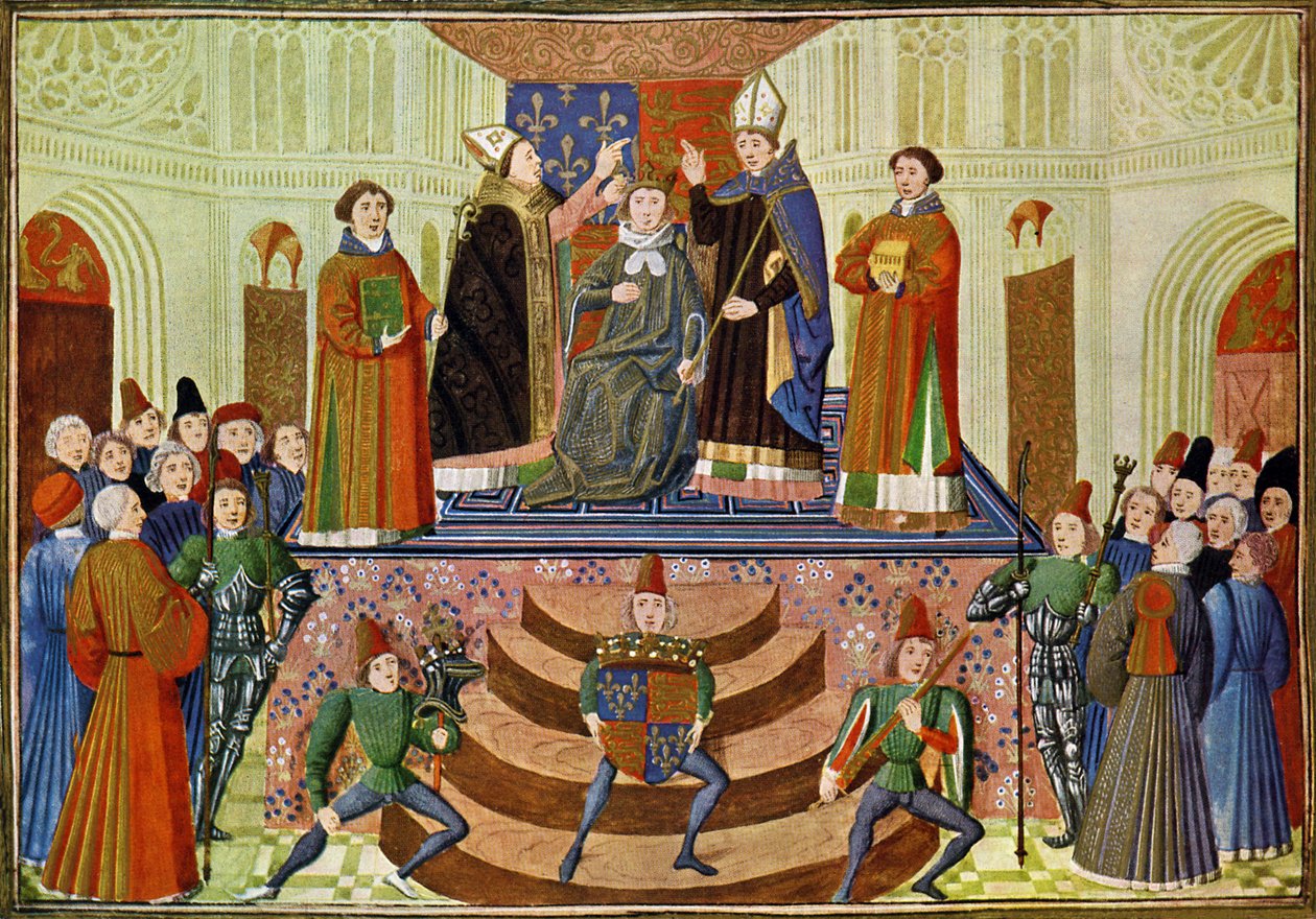 Englannin Henrik IV:n kruunajaiset tekijältä Jean (after) Froissart