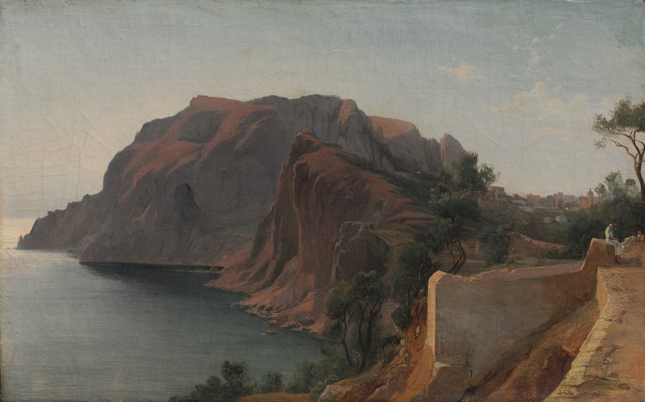 Capri, noin 1845 (öljy kankaalle) tekijältä Jean Achille Benouville