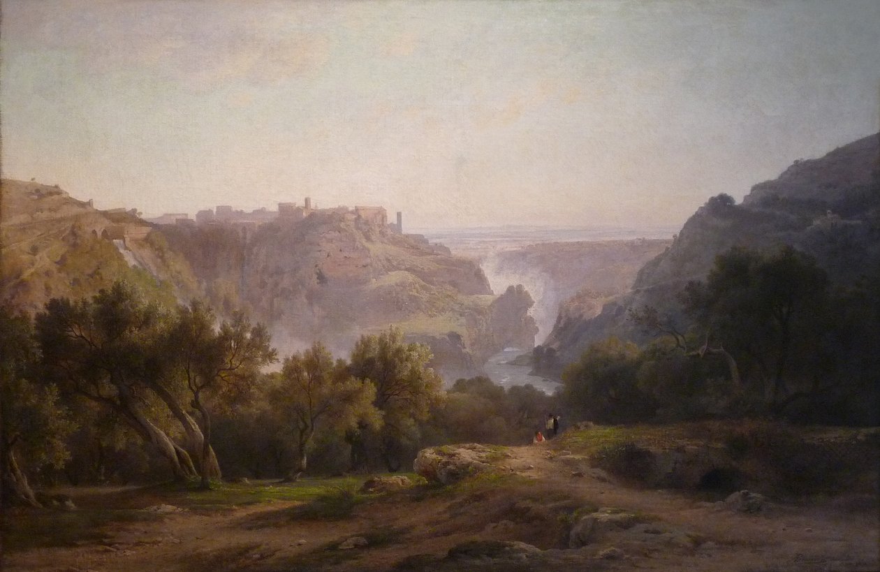 Ranska: Vue de Tivoli tekijältä Jean Achille Benouville