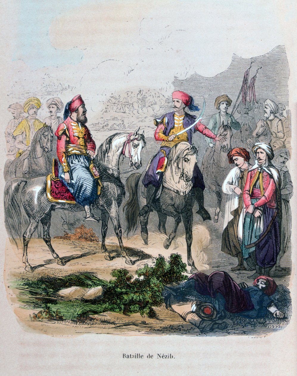 Nezibin taistelu, 1839-1847 tekijältä Jean Adolphe Beauce