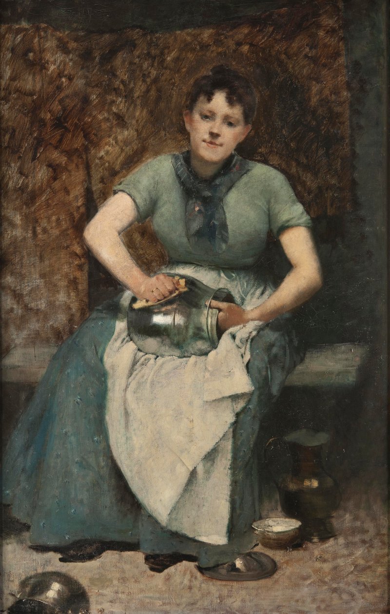Palvelija, noin 1875-90 tekijältä Jean Alexandre Joseph Falguiere