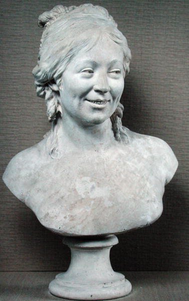 Madame Houdonin rintakuva, 1786 (kipsi) tekijältä Jean Antoine Houdon