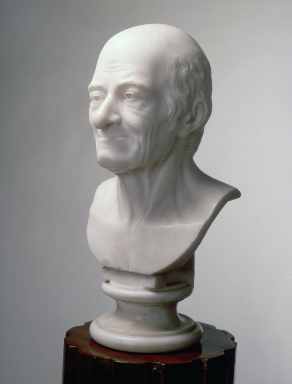 Voltairen rintakuva, noin 1770 (marmori). tekijältä Jean Antoine Houdon