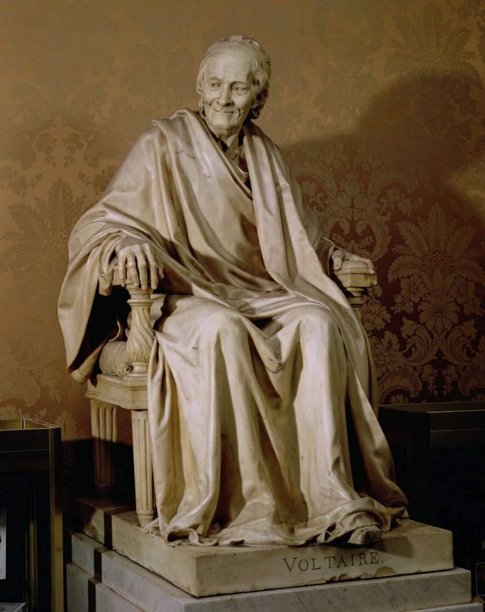 Francois-Marie Arouet Voltaire (1694-1778) 1781 (marmori) tekijältä Jean Antoine Houdon