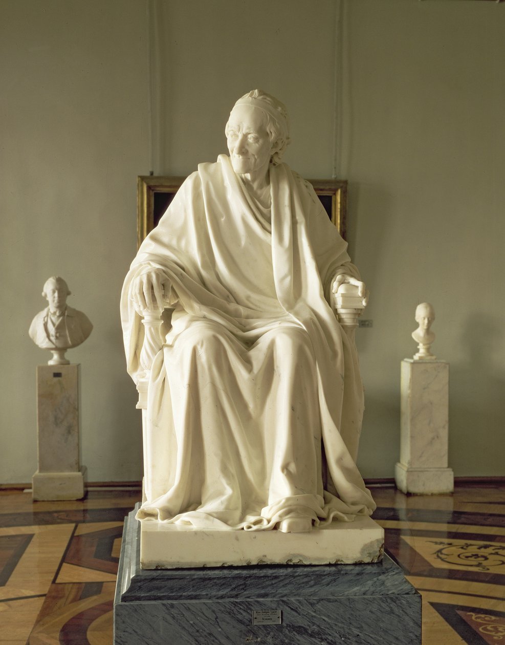 Francois Marie Arouet Voltaire (1694-1778) 1781 (marmori) tekijältä Jean Antoine Houdon
